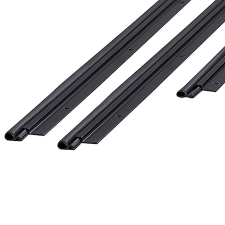 M-D Building Products M-D Building Products Black Aluminum/Vinyl Seal For Doors 84 in. L X 1.13 in. 11825